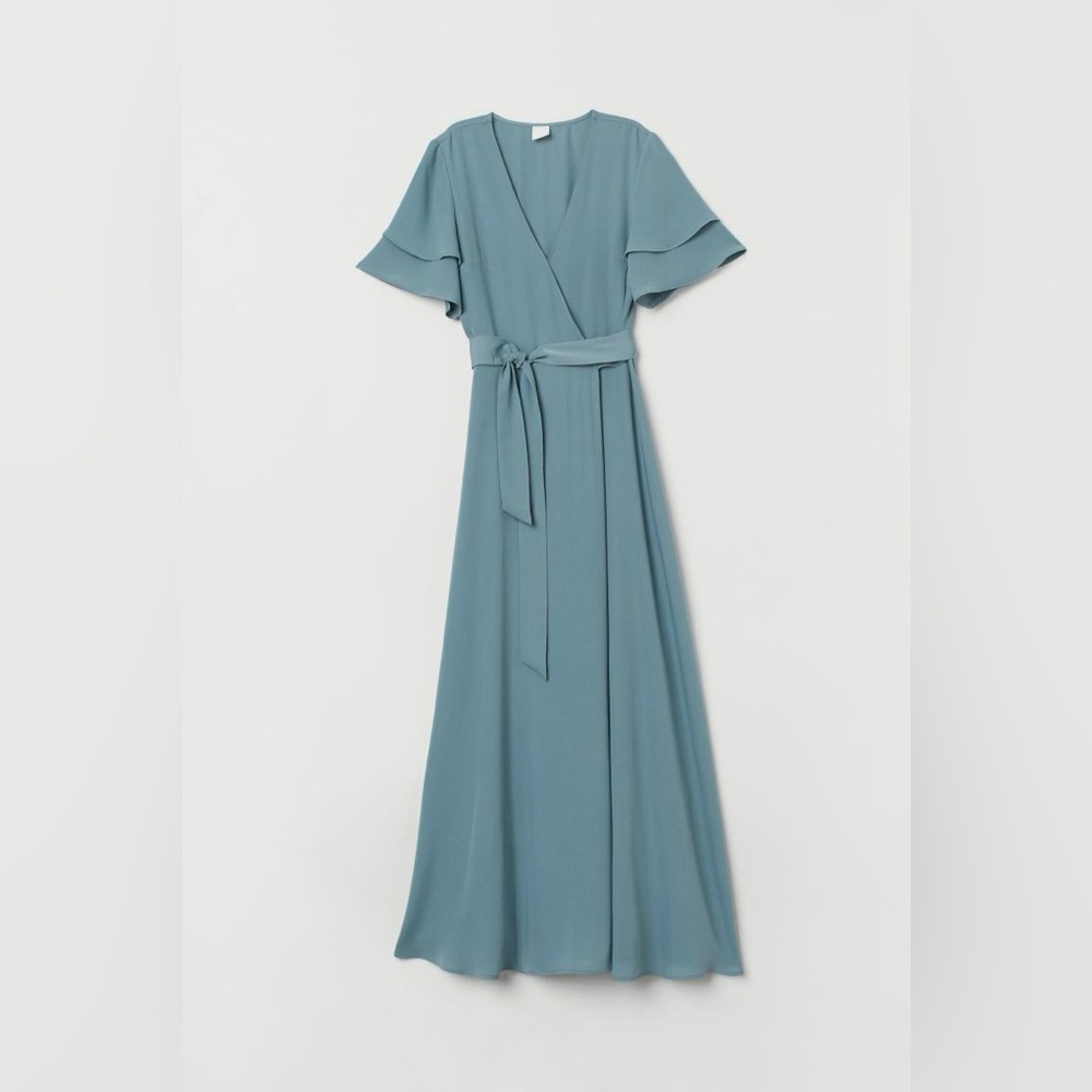 H&M Maxi Wrap Dress Size 14